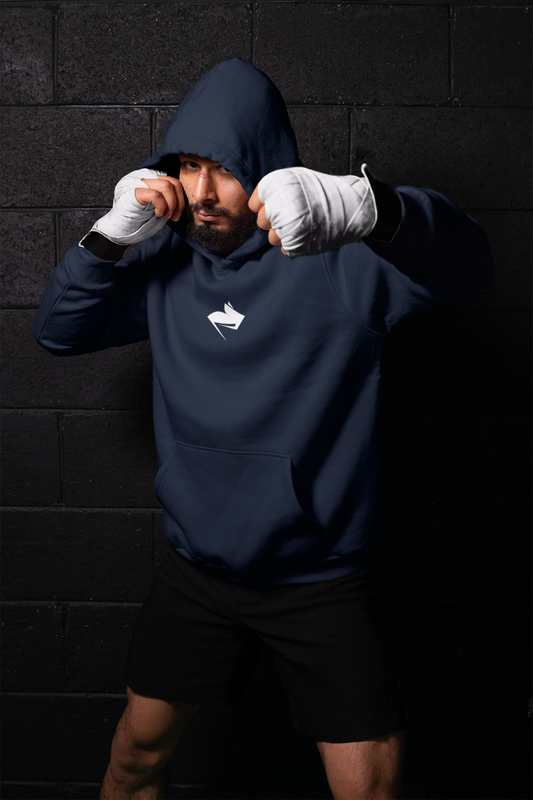 DARK BLUE GYMRAT HOODIE